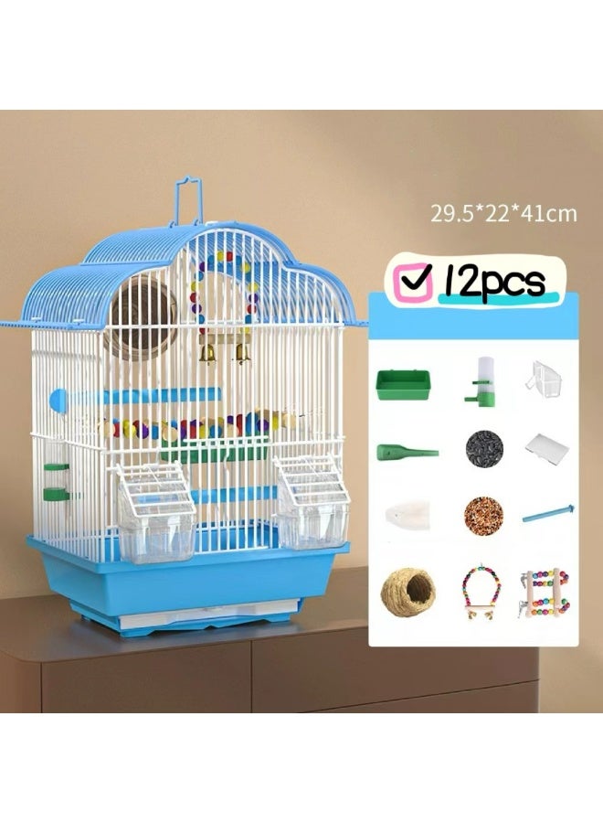 general Birdcage Luxury Cage Large Size Heightened Flying Metal Villa Ornamental Cage - Image 1
