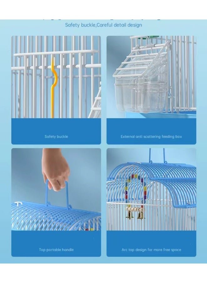 general Birdcage Luxury Cage Large Size Heightened Flying Metal Villa Ornamental Cage - Image 5