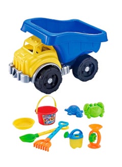 Toy Box 9-Piece Beach Toys Truck Playset For Kids  - Image 1