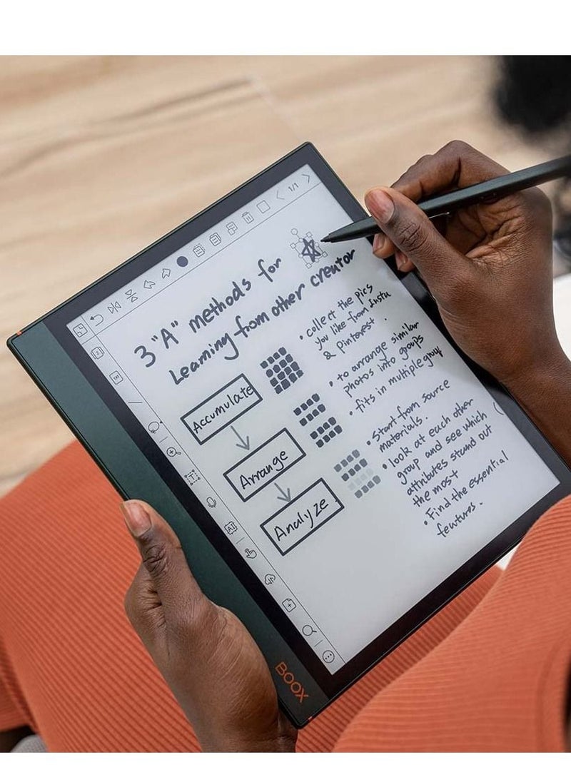 BOOX - Boox Note Air 2 Plus E Ink Carta 10.3-inch E-Reader E-Ink Tablet with stylus| Dark Green - Image 1