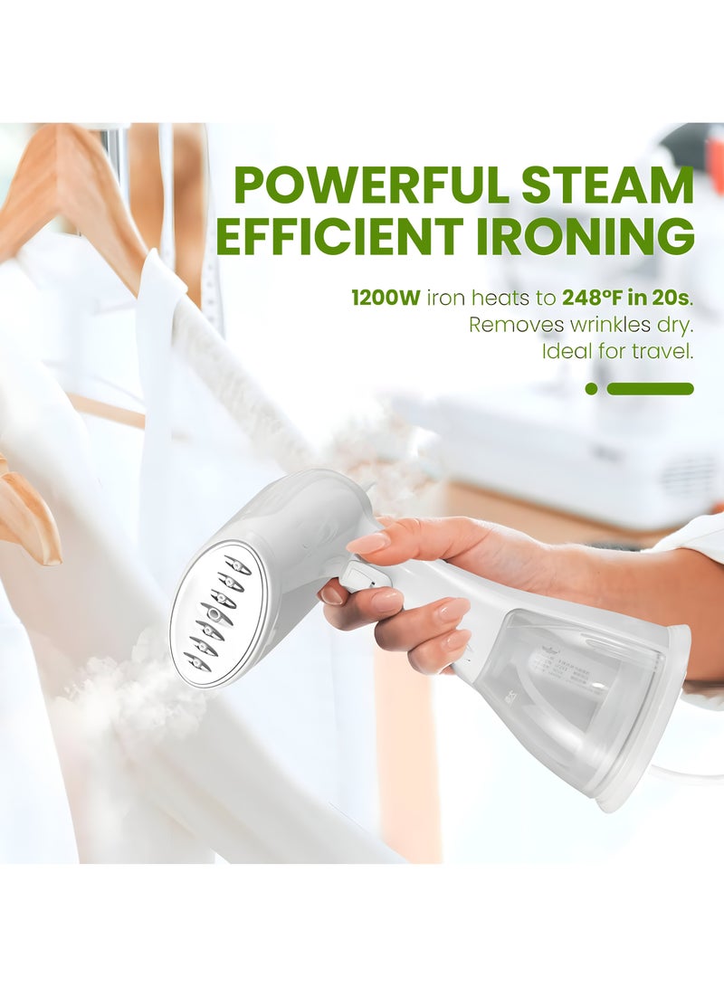 RAF Garment Steamer Iron High-Power Handheld Garment Steamer Clothes Steamer Portable Steam Iron 300ml Detachable Tank Anti-Drip Technology 1500 W  - Image 3