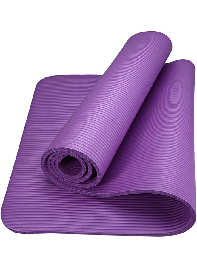 Nariele 61Cm Yoga Mat Extra Thick High Density Exercise Yoga Mat For Pilates With Carrying Strap And Bag - Image 3