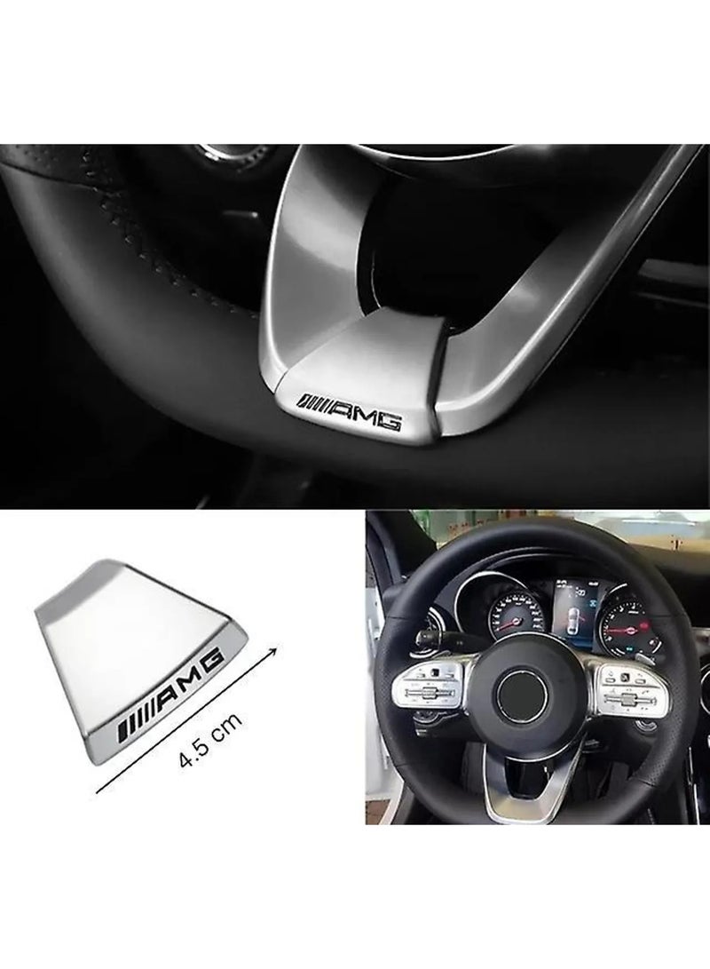 The steering wheel logo is suitable for Mercedes W201 W124 W176 W204 W205 W203 W212 - Image 2
