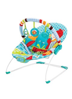 Lovely Baby Bouncer Rocker LB 6750 – Baby Seat with Gentle Vibration, Adjustable Toy Bar - Mint Green