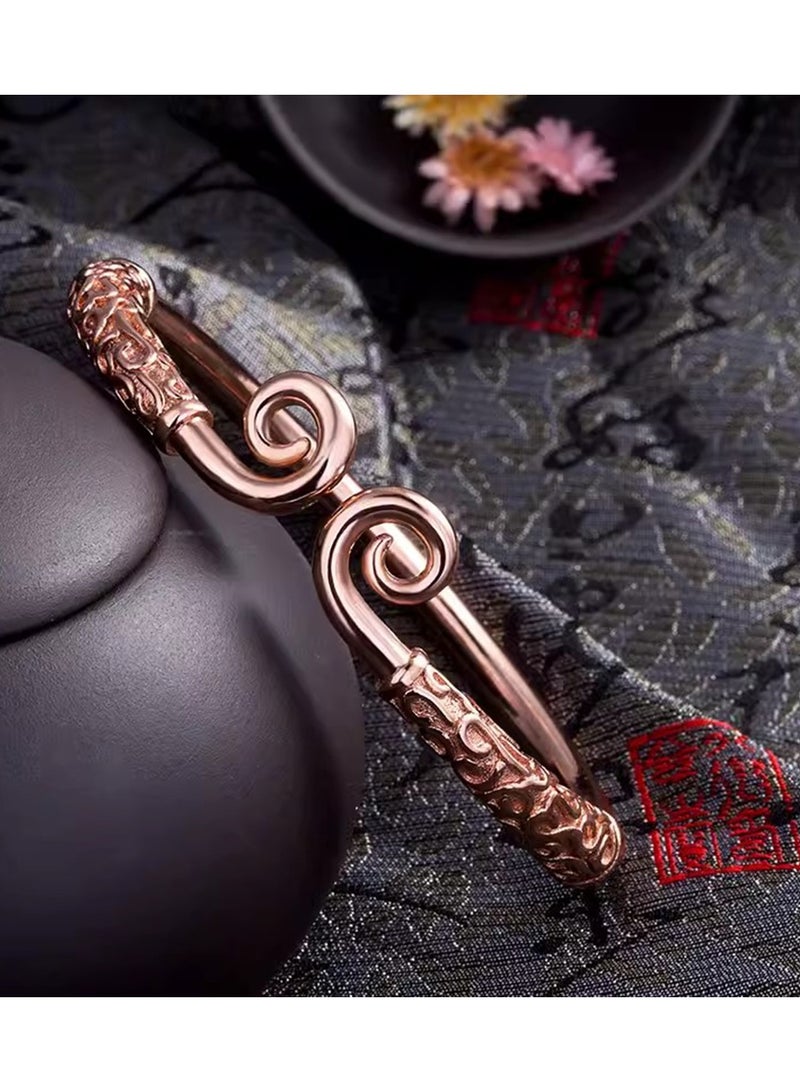 Hanghaijia Unisex Vintage Monkey King Wukong Buddhist Tightening Spell true love forever Bracelet - Image 4