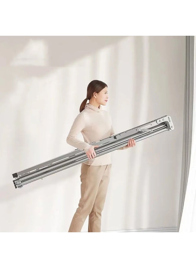 DubaiGallery Double pole X Type Outdoor Folding Clothes Drying Rack Hanger Indoor steel clothes bedroom display rack - Image 3