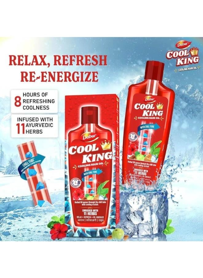 دابر كول كنج زيت الشعر المنعش مع أنبوب التبريد - 200 مل - Image 2