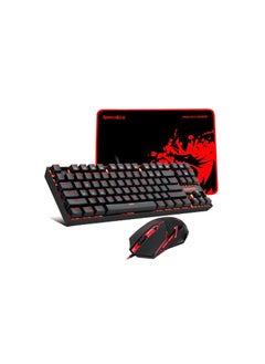 Gaming Essentials 3-in-1 Combo – K552-BA-2 RGB Mechanical Keyboard, High-Precision Gaming Mouse & Anti-Slip Mousepad for PC & Console Gamers