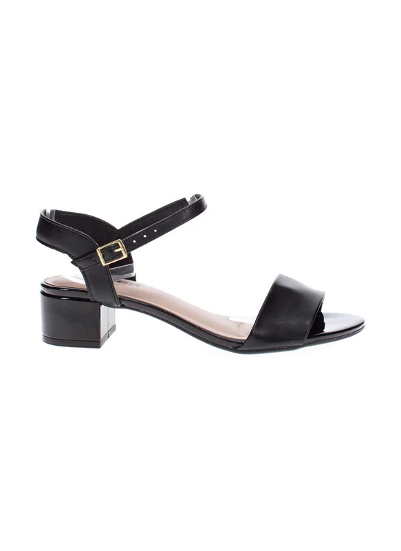 MOLECA Moleca Ladies Low Heel Sandals Black | Made In Brazil