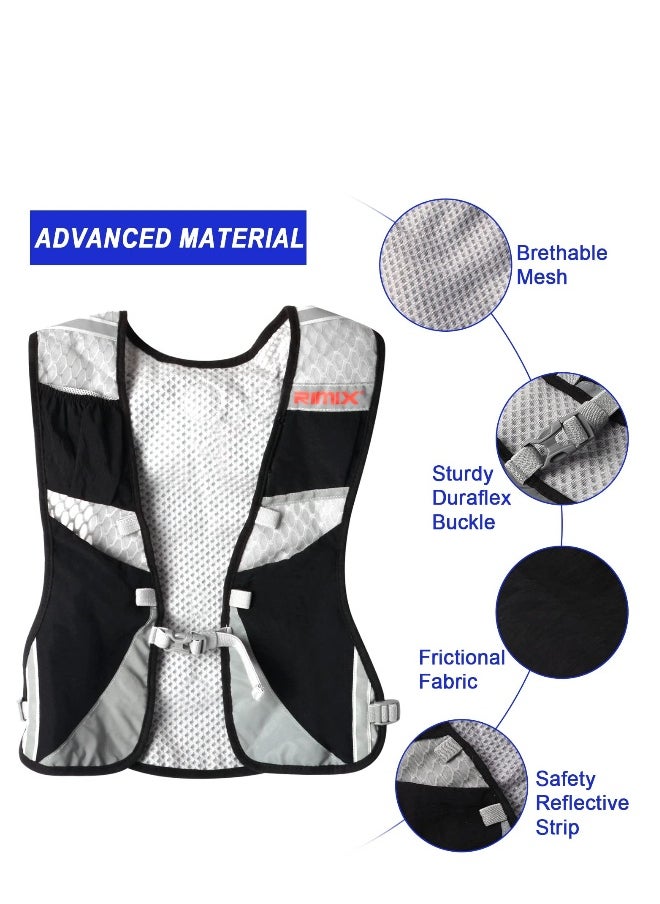 Generic Hydration Backpack Pack with 5L Water Bladder, Hydration Water Backpack with Hydration Bladder Hiking Running Cycling Biking Water Backpack for Men and Women(black)  - Image 3