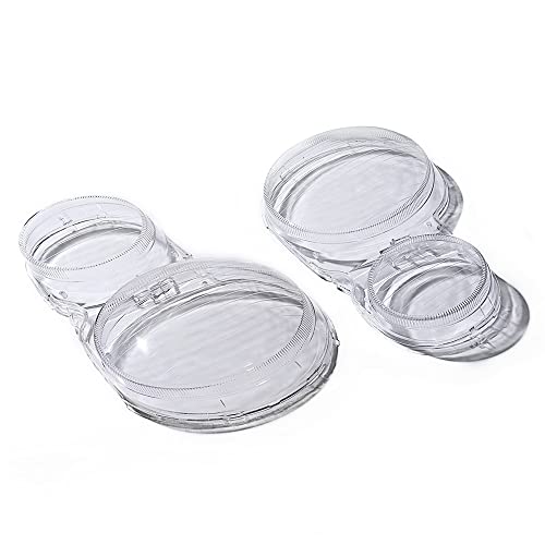Anzios 2pcs Headlight Covers Compatible with 1996-2002 Mercedes W210 E280 E300 E320 E420 E430 E500 Headlamp Shell Transparent Lens - Image 3