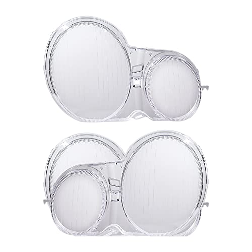 Anzios 2pcs Headlight Covers Compatible with 1996-2002 Mercedes W210 E280 E300 E320 E420 E430 E500 Headlamp Shell Transparent Lens - Image 4
