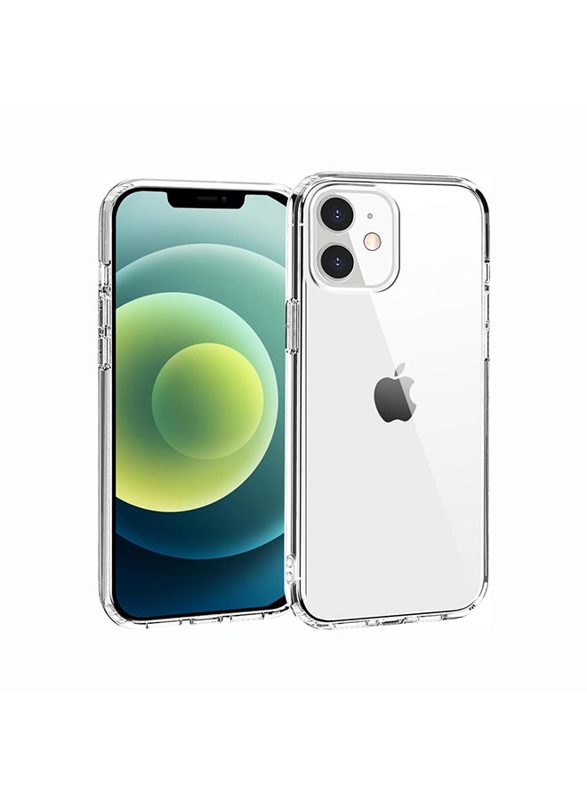 O Ozone Clear Classic Case Compatible With iPhone 12 Mini | Transparent Slim Soft TPU Back Cover | Anti-Yellow Shockproof Protective Phone Case - Image 1