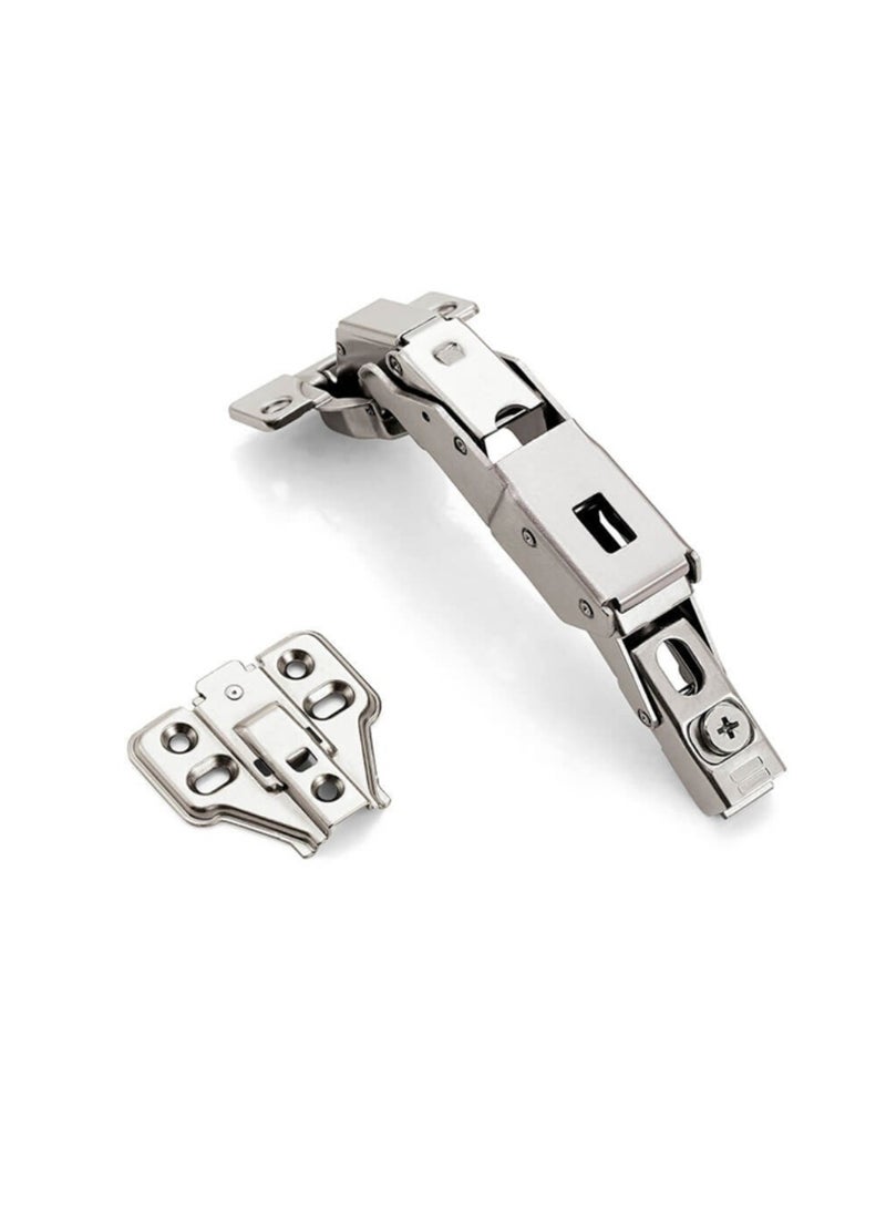 STARKE Pack of 1 Full Overlay Soft Close Cabinet Door Hinge Electroplated, Fast Mounted Buffering Hinge 165 Degree Opening Angle, Anti Rust - Complete with Screws.  - Image 1