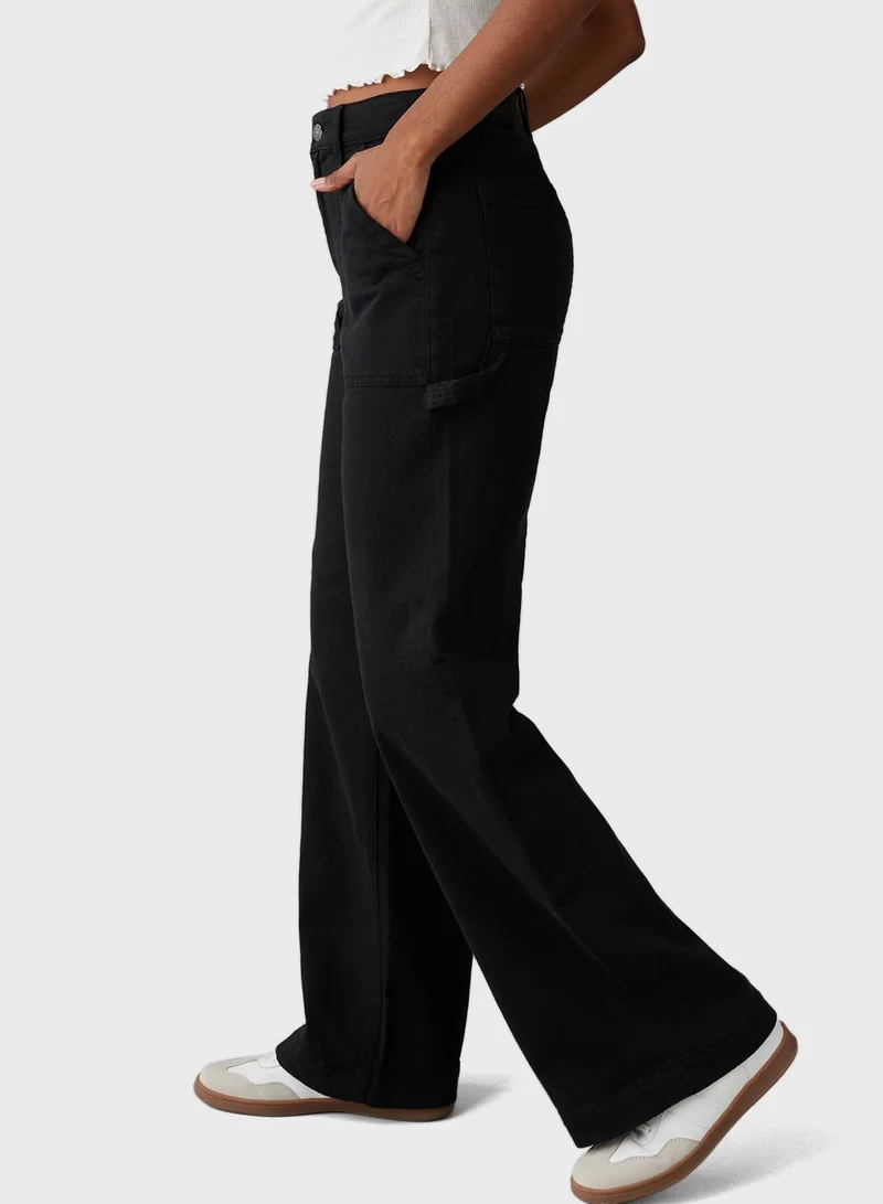 American Eagle High Waist Baggy  Pants