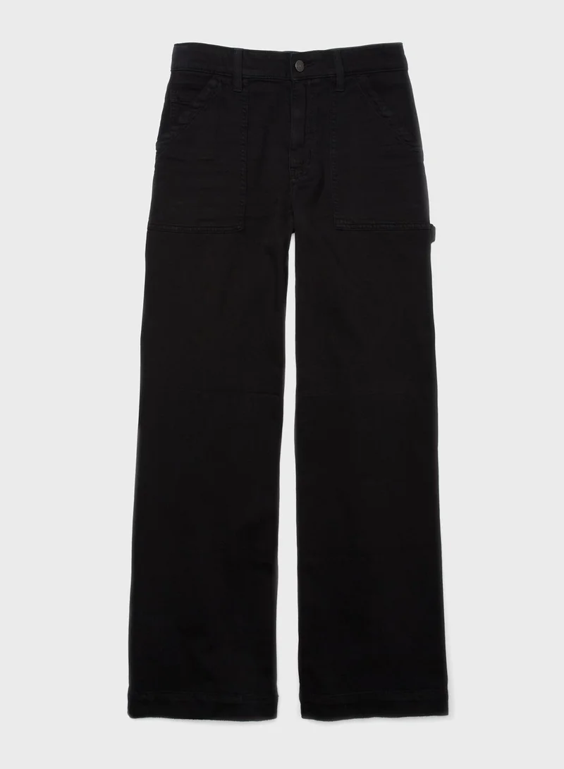 American Eagle High Waist Baggy  Pants