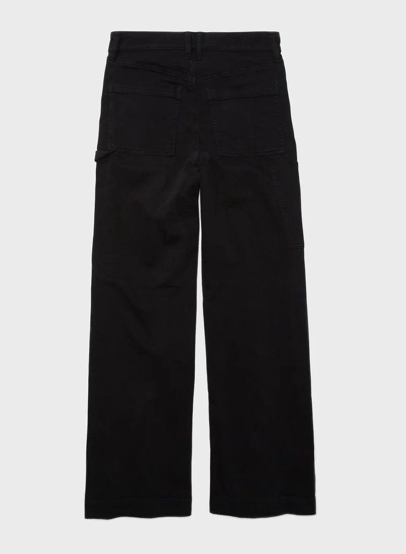 American Eagle High Waist Baggy  Pants