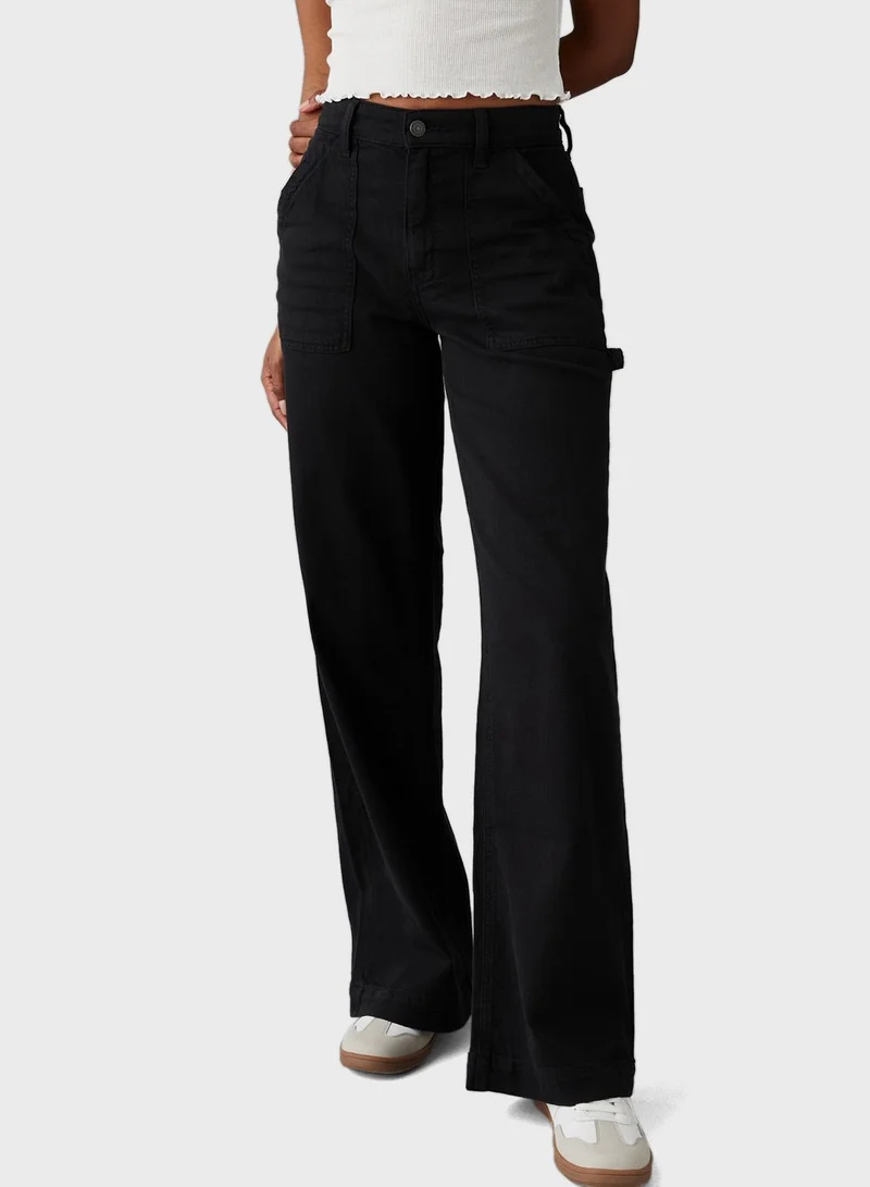 American Eagle High Waist Baggy  Pants
