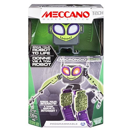 Meccano-Erector - Micronoid - Green Switch, Programmable Robot Building Kit - Image 1
