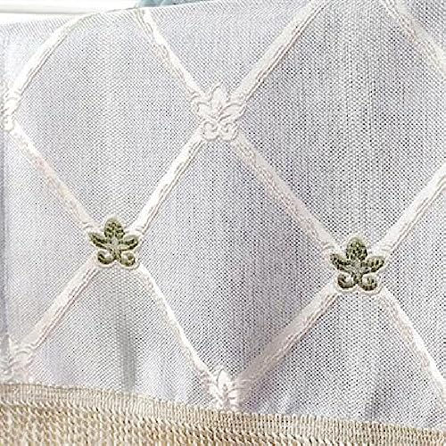 Utobanh Vintage Flower Table Cover 100% Cotton Tablecloth Printed Pattern, Small Table Cloth,Night Stand Table Cloth,Bedside Table Cover Light Blue - Image 4