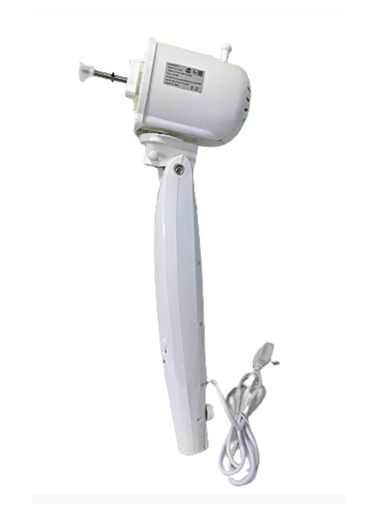 16-Inch Adjustable Stand Fan  – 3 Speed Settings, Powerful Motor, White  - Image 3