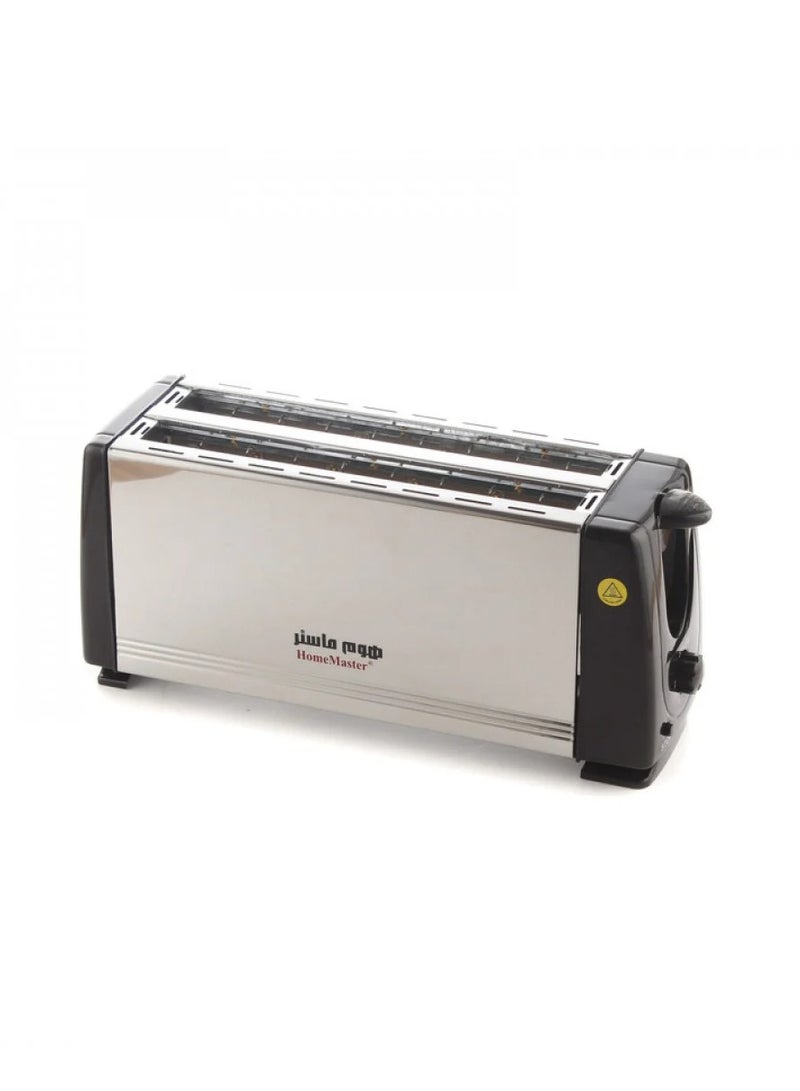 Home Master 1200W Large Stainless Steel Toaster, 4 Slice Capacity with Browning Control - Image 3
