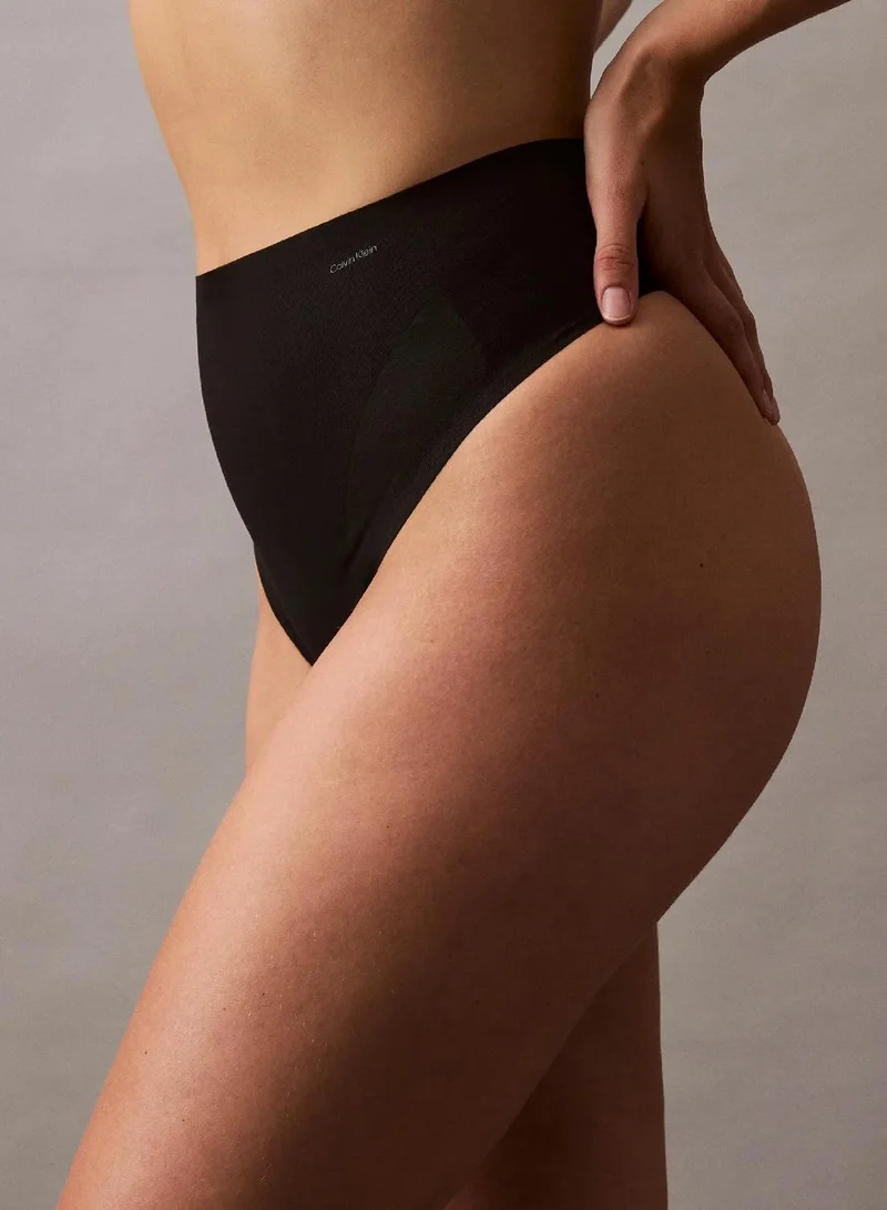 Calvin Klein Black Sculpted Shapewear Thong - Stay Put Mesh for Women | Best Price UAE