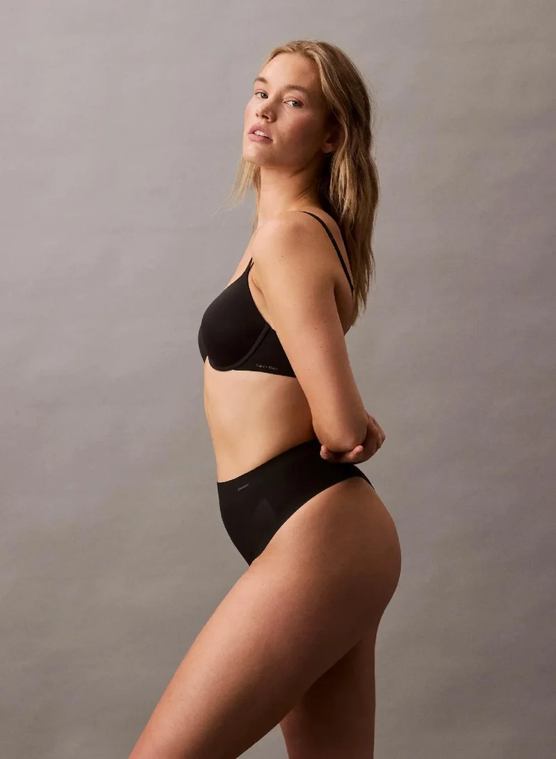 Calvin Klein Black Sculpted Shapewear Thong - Stay Put Mesh for Women | Best Price UAE