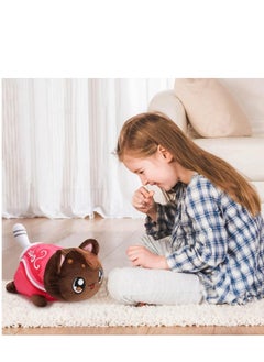 Y&D Cute Cat Meemeows Plushies Meemeows Angel and Demon Cat Plushie Cat Food Plushies Cat Mee Meow Anime Cartoon Cat Stuffed Figure Toy Plush Pillow Gift for Fans Kids (Cola cat)  - Image 4