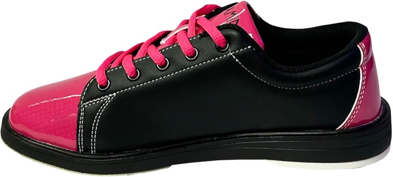 Pyramid Women's Rise Black/Hot Pink Bowling Shoes - Image 2