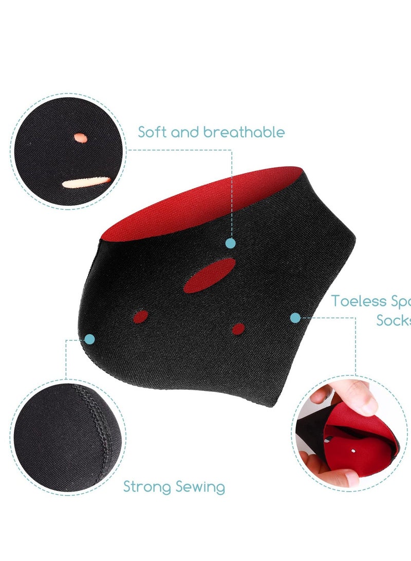 SYOSI Heel Protectors, Gel Heel Cups, 6 Pairs Heel Protectors Heel Cups for Heel Cushion Support for Plantar Fasciitis - Image 4