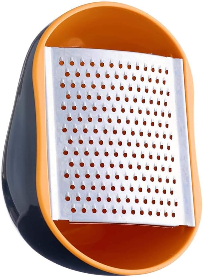 Qlux Stainless Steel Garlic Grater with Plastic Handle - Multi Color