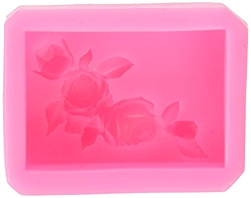 Longzang Love Rose Mould S377 Craft Art Silicone Soap Mold Craft Molds DIY Handmade Candle Molds - Image 3