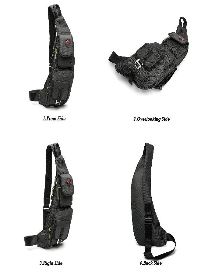 NicGid Nicgid Sling Bag Chest Shoulder Backpack Crossbody Bags for Men Women - Image 2