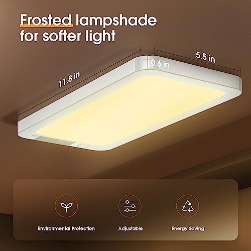 LILTSDRAE RV Lights Interior 1700LM，3 Color 12V Volt Led Light, Super Bright 120 LEDs Dome Light Fixture for RV Accessories/Camper/Car/Trailer/Boat (Frosted Finish/(Cold +Warm+Natural Light) 2PCS) - Image 4