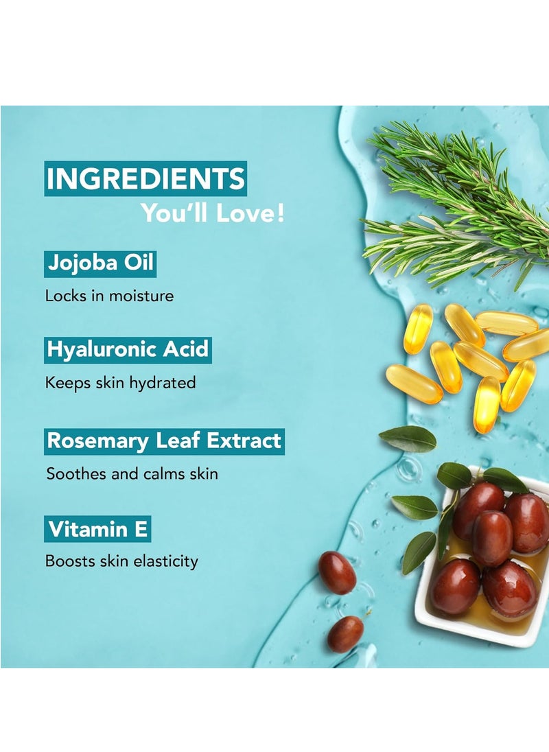 Botanic Hearth Botanic Hearth Jojoba & Hyaluronic Acid Body Wash 16 fl oz with Sea Butter & Sweet Almond Oil | Moisturizing Body Wash Shower Gel for Softer, Smoother Skin | Sulfate & Paraben Free | for Women & Men  - Image 4