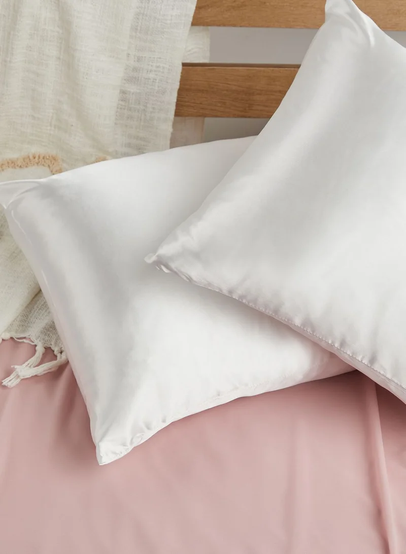 Cotton On Body Gardenia Satin Pillow Slip Duo