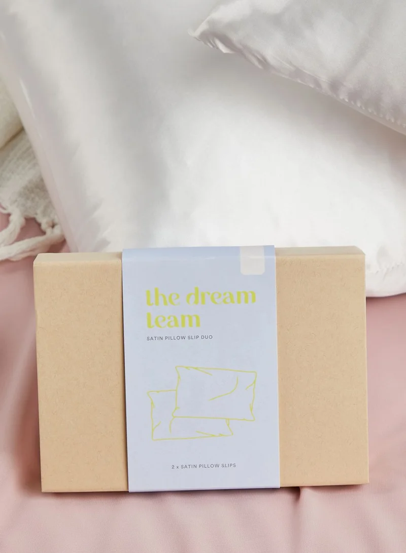 Cotton On Body Gardenia Satin Pillow Slip Duo