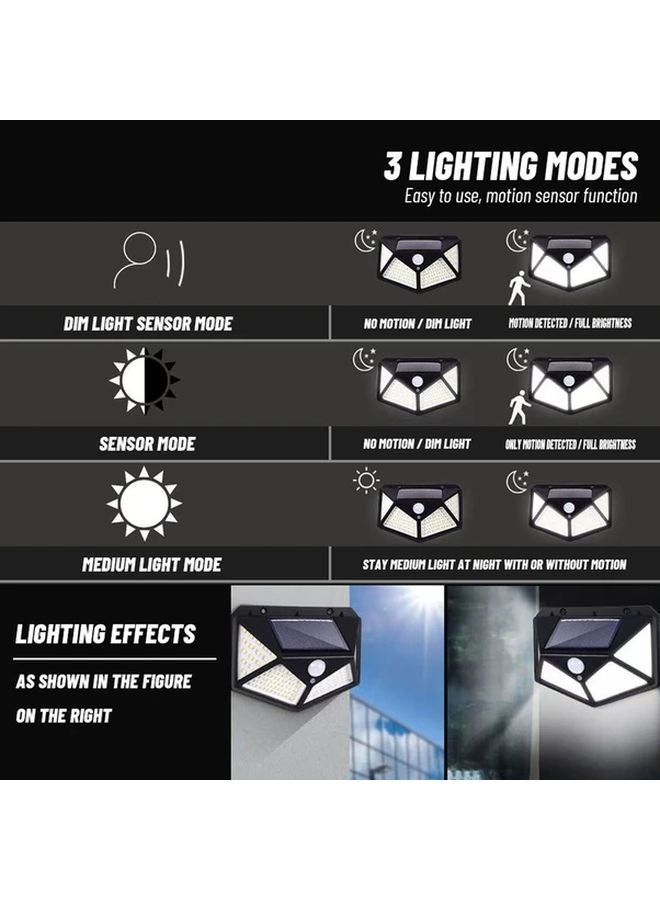 2pcs White LED Motion Sensor Outdoor Wall Lamp Weather Resistant Lighting - Image 5