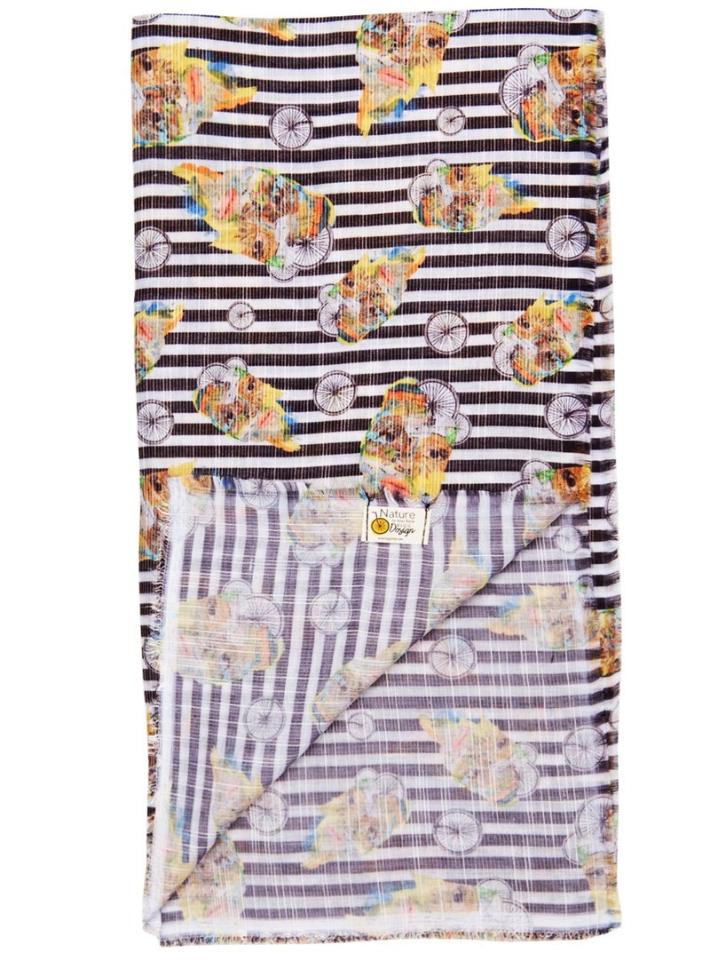 Biggdesign Nature Shawl Women Wrap Special Design Multi Functional Usage  - Image 5