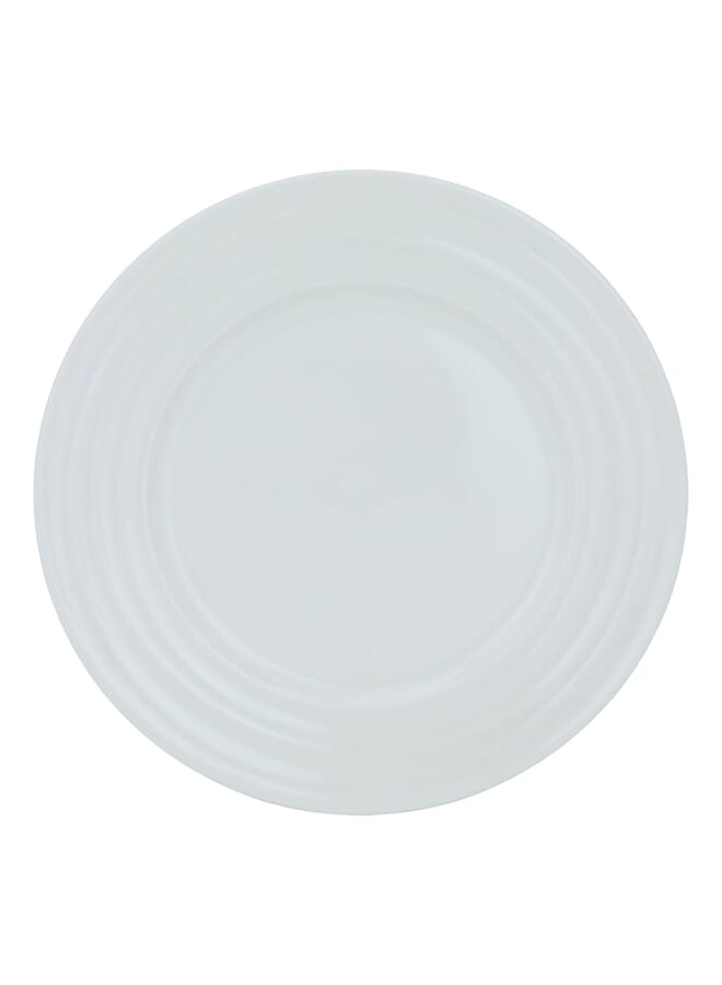 Alsaif Gallery White round flat porcelain plate, 27 cm - Image 2