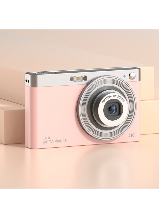 Generic - HD CCD Student Digital Camera 50 Million Pixel Telescopic Lens 4k Optical Micro Single Cross-border-Body Color:64g Memory Card - Image 1