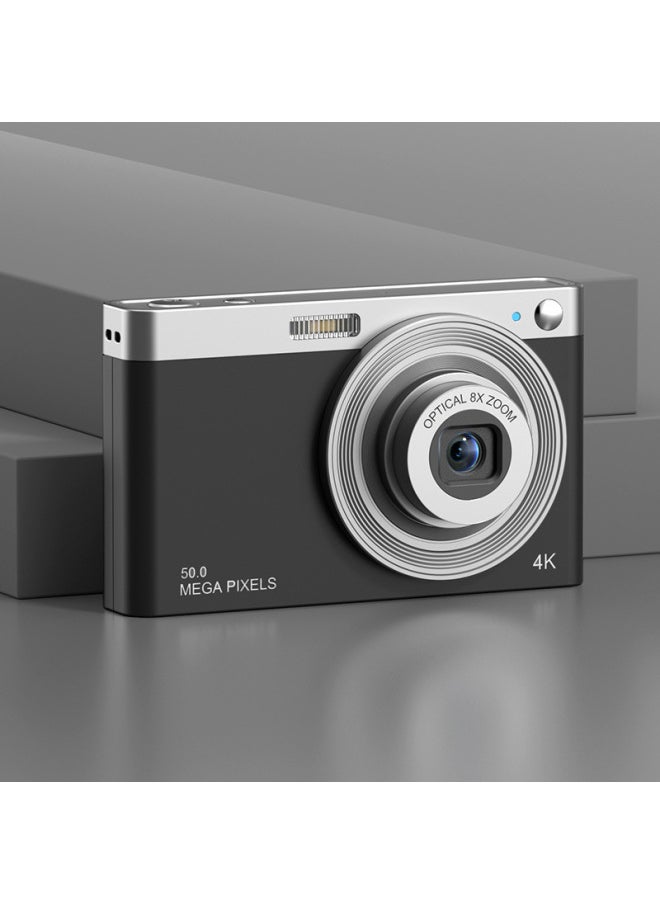 Generic - HD CCD Student Digital Camera 50 Million Pixel Telescopic Lens 4k Optical Micro Single Cross-border-Body Color:64g Memory Card - Image 1