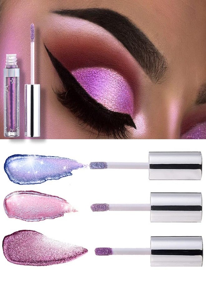 Coalitione Liquid Eyeshadow 12 Colors Long Lasting Waterproof Shining Shimmer Glitter Eyeline liquid Matte Eyeshadow,Girls Silver Liquid Eyeshadow for Party Festival Makeup Beauty - Image 5