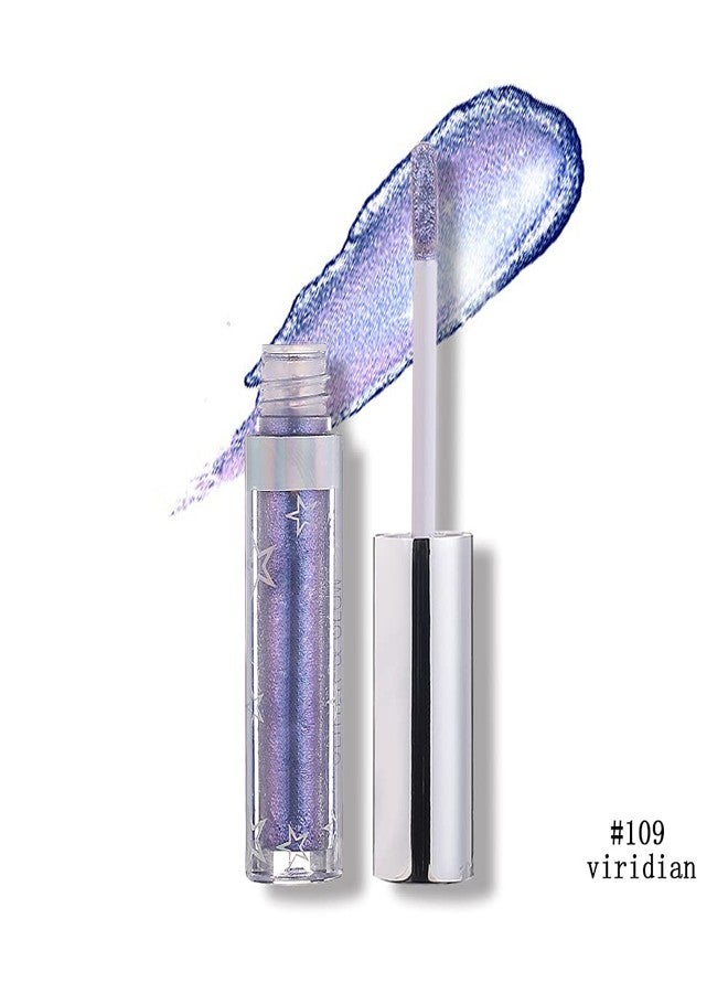 Coalitione Liquid Eyeshadow 12 Colors Long Lasting Waterproof Shining Shimmer Glitter Eyeline liquid Matte Eyeshadow,Girls Silver Liquid Eyeshadow for Party Festival Makeup Beauty - Image 2