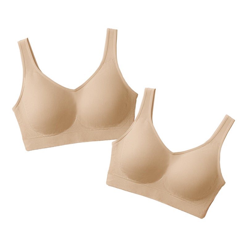 SHAPERMINT Wireless Bras for Women No Underwire â€“ Small to Plus Size Bralettes with Support and Natural Lift - Image 1