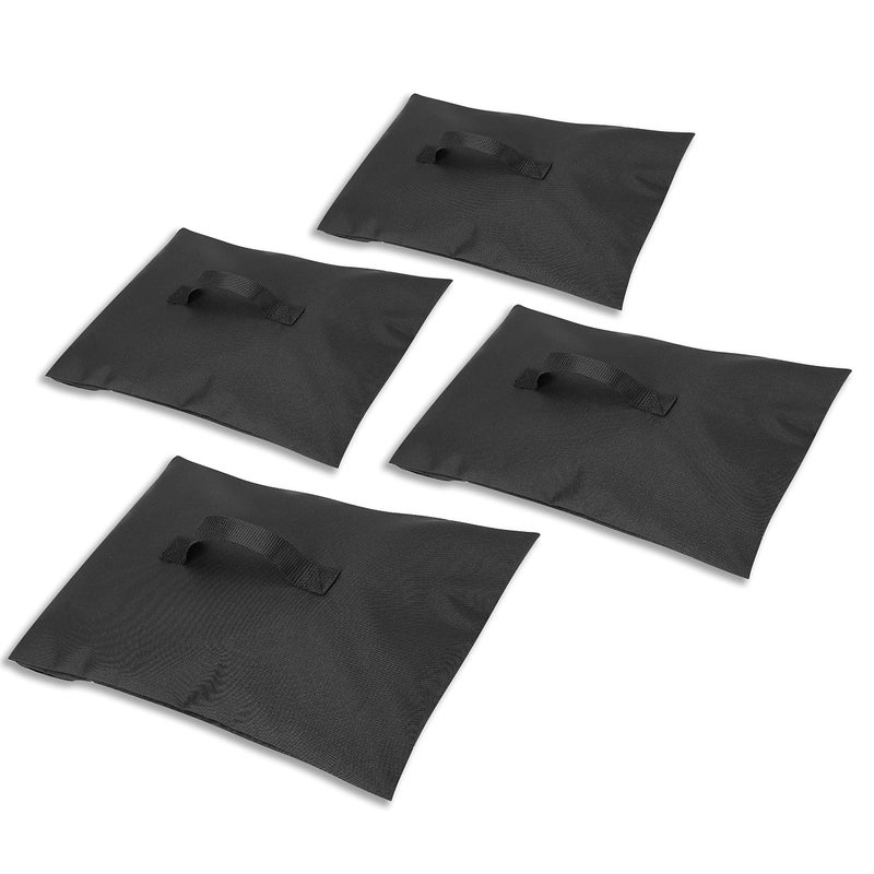 VISEMAN 4PCS Sports Net Sandbags Weighted Anchor Bags for Nets of Baseball Soccer Golf and Hockey Nets Black - Image 2