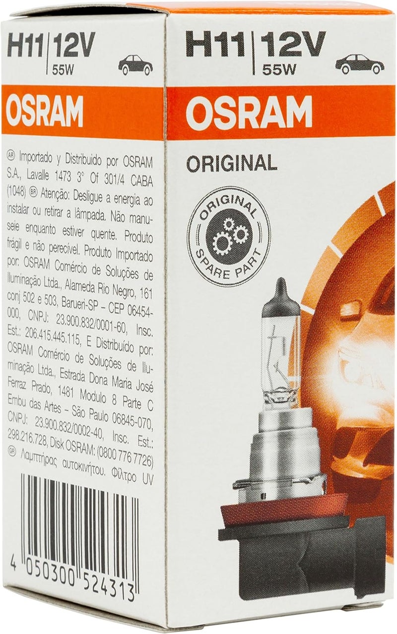 OSRAM Halogen Bulb For Cars, 12 Volt (Pack of 2) - Image 2