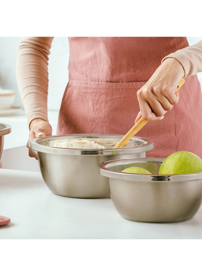 NAVA Stainless Steel Mixing Bowl "Acer" -Silver - Image 3