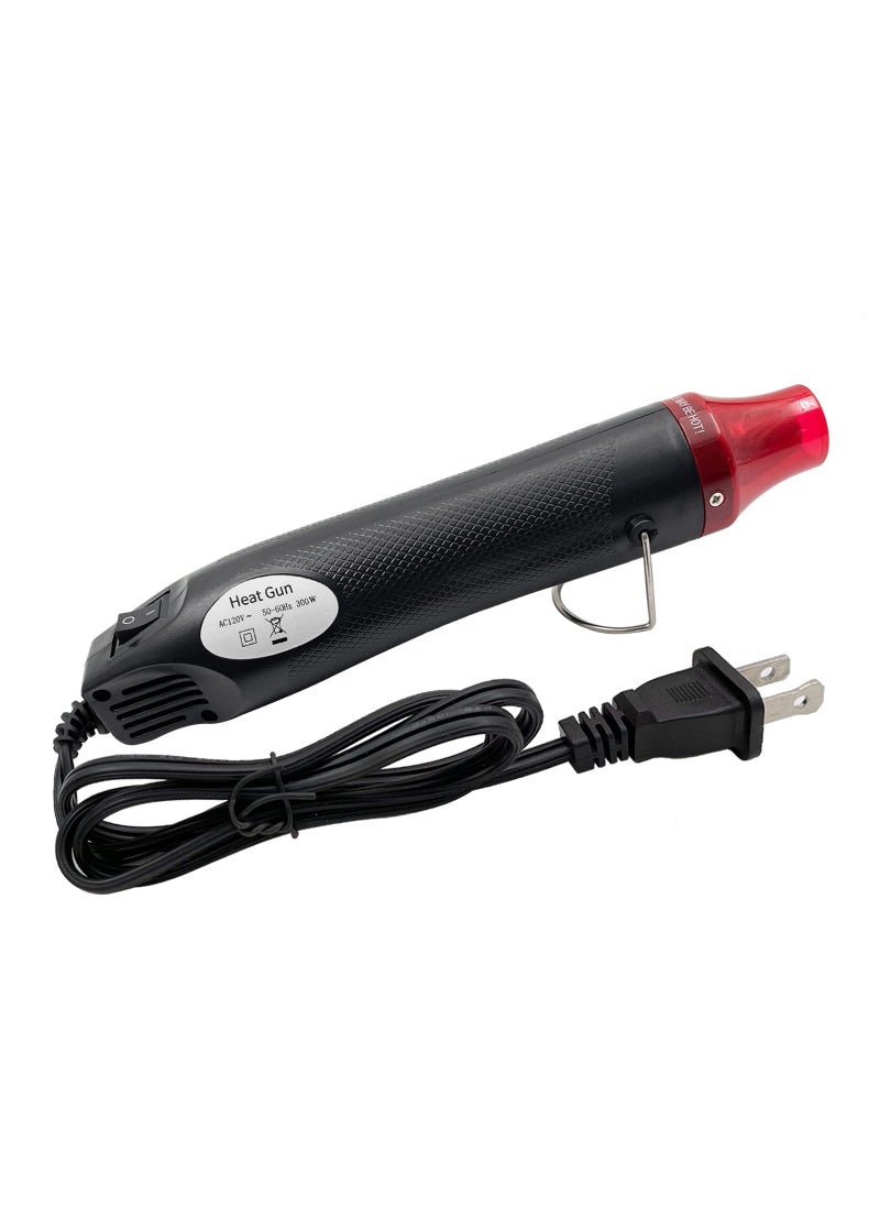 QYQRQF Heat Gun, Mini Hot Air Gun for DIY Crafts Portable Heat Air Gun Tool for Embossing Shrink Wrapping Drying Paint  - Image 1